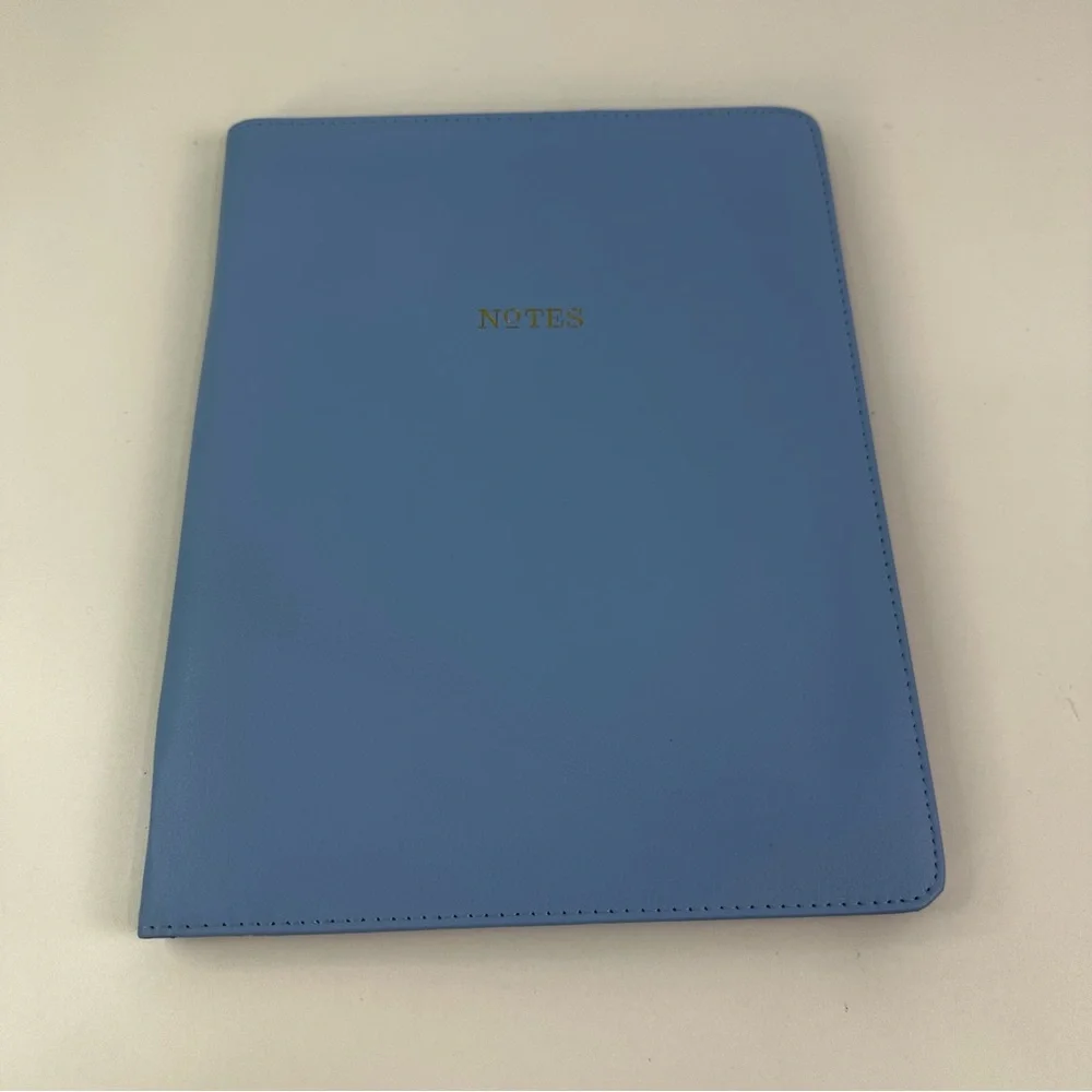 Day Designer Light Blue Soft Padfolio Notebook with 